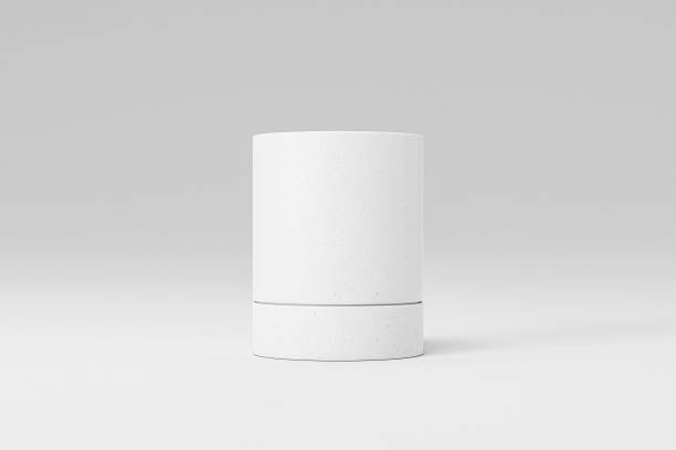 istock short cylinder Paper box mocku 2171874256