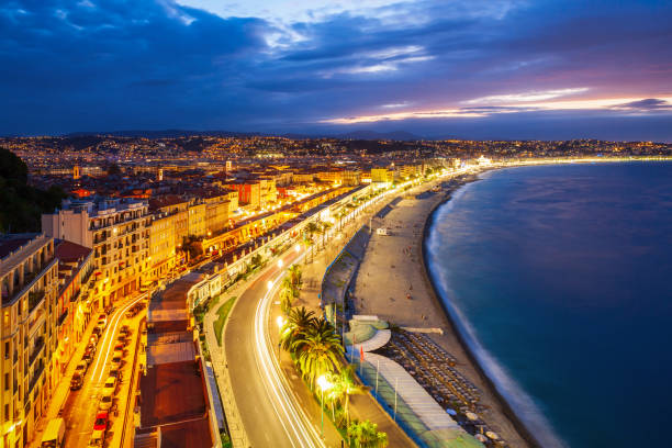 istock Nice aerial panoramic view, France 2171875309
