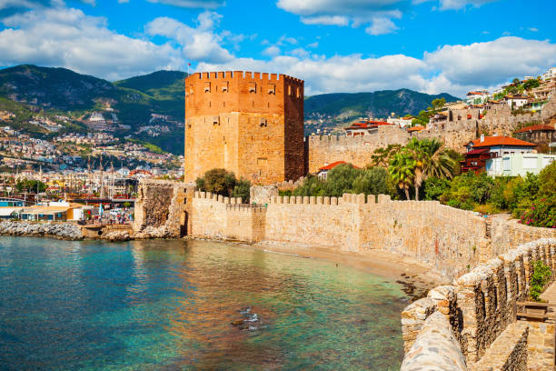 istock Alanya aerial panoramic view, Turkey 2171875352