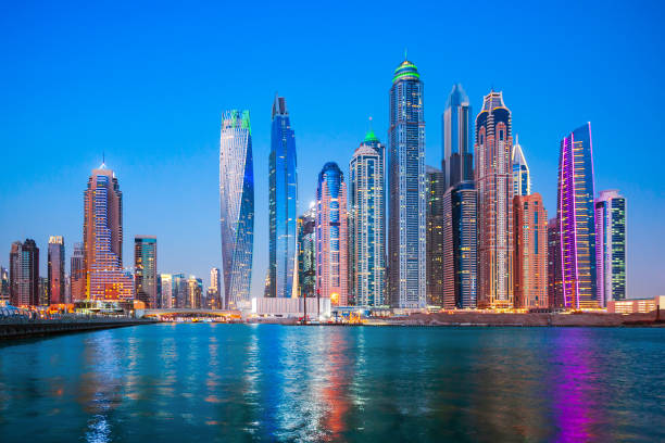 istock Dubai Marina district in Dubai, UAE 2171875381