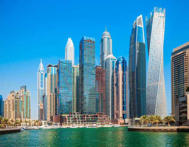 istock Dubai Marina district in Dubai, UAE 2171875385