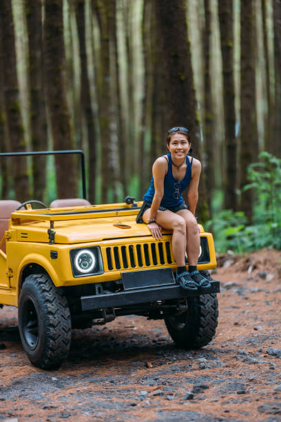 istock A Timeless Adventure: Discovering East Java's Pine Forests in an 80s SUV 2171876501