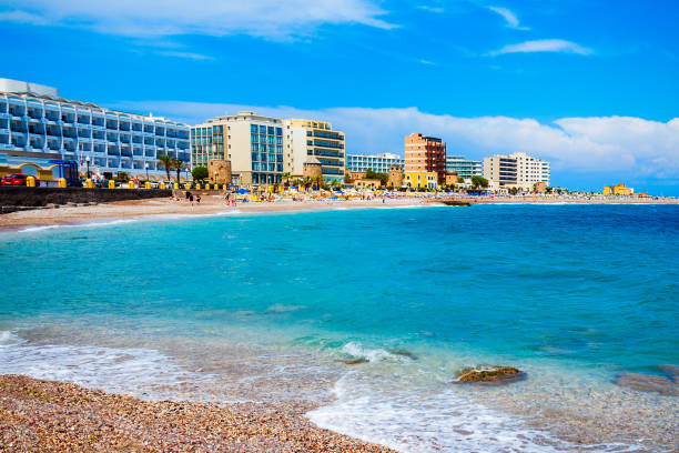 istock Rhodes island city beach, Greece 2171879685