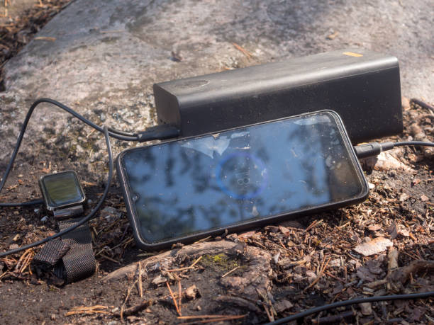 istock power bank smartphone and watch 2171880096