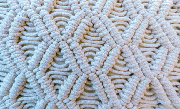 istock Detailed Knitted Fabric Close Up Light Beige 2171881305