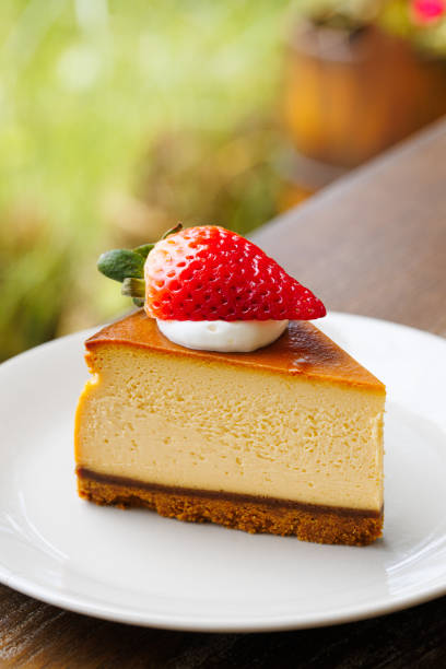 istock Cheesecake with strawberry on the top 2171886046