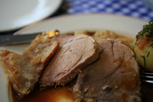 istock Slices of pork chop on the dish 2171890476