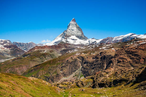 istock Matterhorn mountain range in Switzerland 2171891483