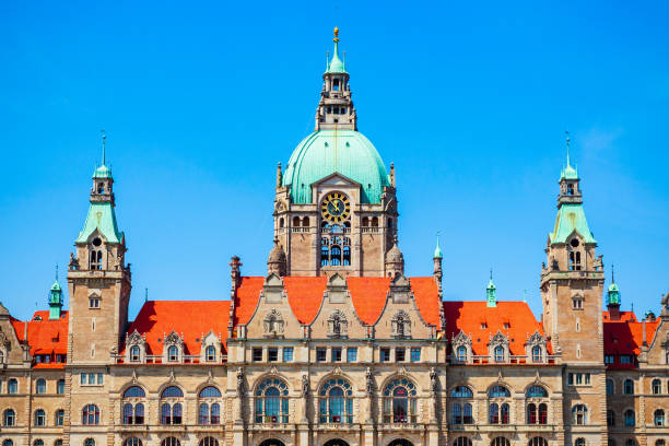 New Town Hall or Neues Rathaus in Hannover city, Germany