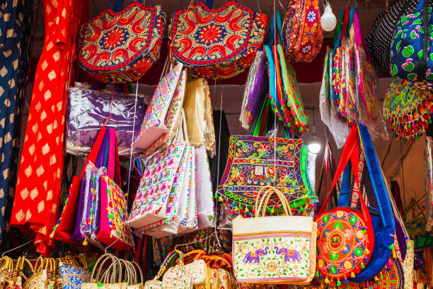 istock Shop with indian dresses, Delhi 2171891604