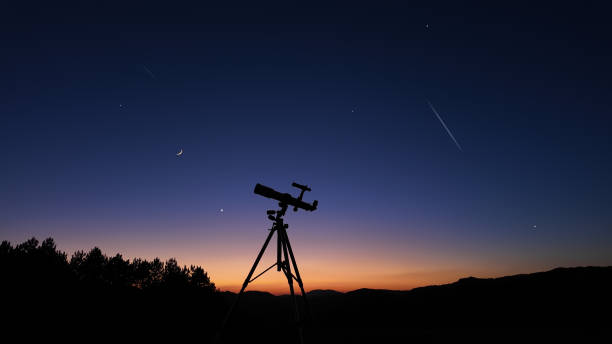 istock Astronomical telescope for observing stars, planets, Moon and other celestial objects. 2171899985