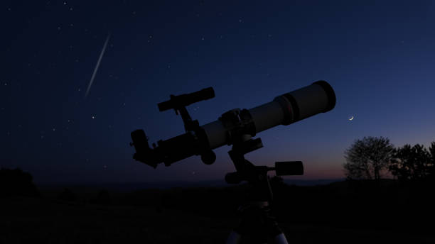 istock Astronomical telescope for observing stars, planets, Moon and other celestial objects. 2171900157