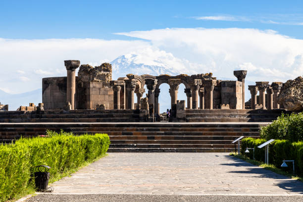 380+ Zvartnots Cathedral Armenia Stock Photos, Pictures & Royalty