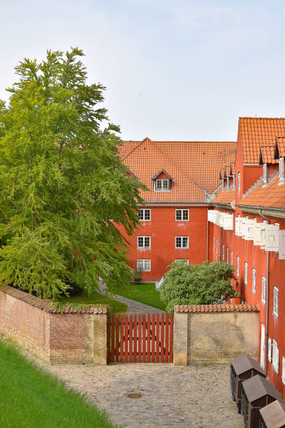 istock Beautiful red architecture in Kastellet area in Copenhagen. 2171906467