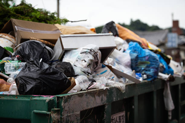 istock Garbage in a city dumpster. Shot in South Korea 2171918362