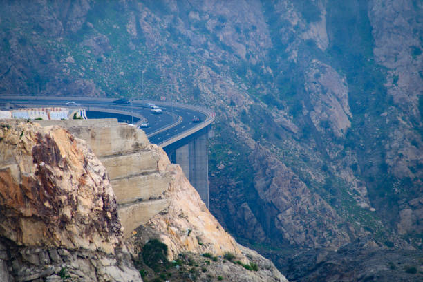 Landscape view of Taif Mountains