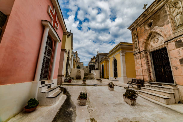 Ponza, Latina, Lazio, Italia, Europa:\n\nMonumental Cemetery of Ponza