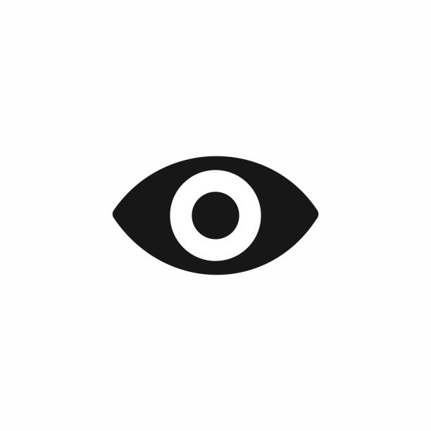 Eye icon template vector illustration