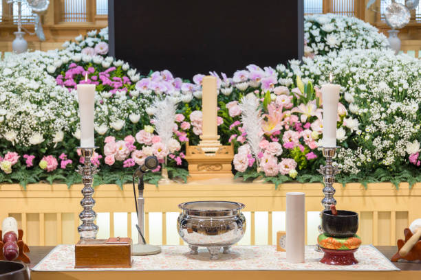Japanese Funeral Fresh Flower Altar