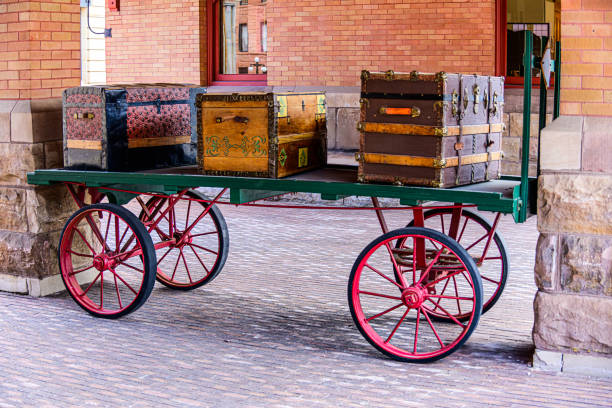 Train Station Luggage Cart