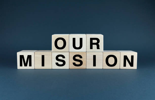 istock Defining Our Purpose: Wooden Blocks Spelling Out 'Our Mission 2171964463