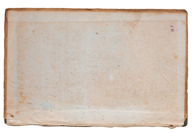 istock Vintage background of old ancient torn paper texture isolated 2171978603