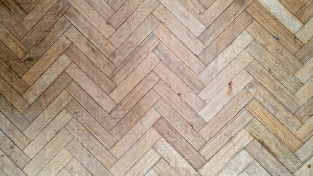 istock Looking down in wooden parquet flooring 2171979224