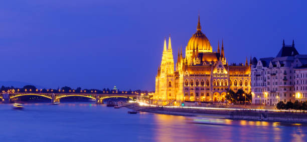 istock Hungarian Parliament Building at Night 2171988841