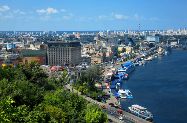 istock Kiev panorama, Dnepr river, Kiev, Ukraine. 2171990187