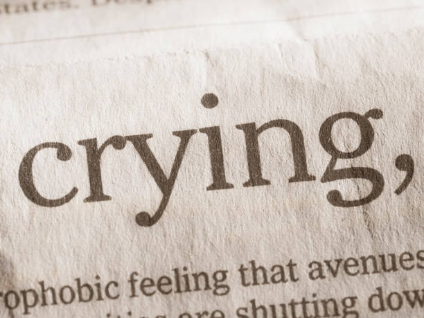 istock Word crying written on a newspaper 2171994562