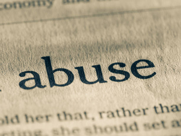 istock Word abuse written in a newspaper 2171994564