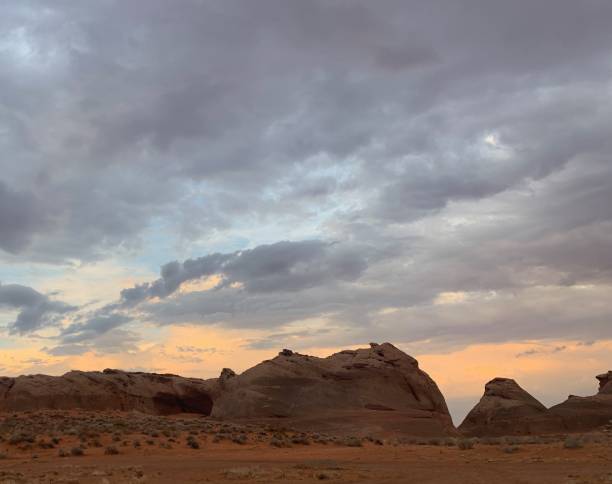 istock Sunset on New Mexico Rocky Desert 2172004246