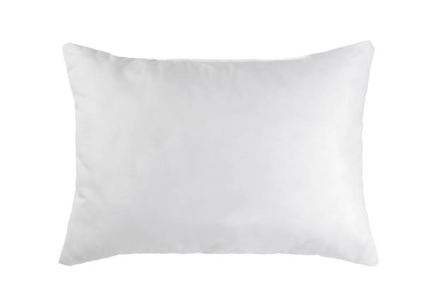 istock sleep pillows with cotton cover, isolate on a white background 2172012673