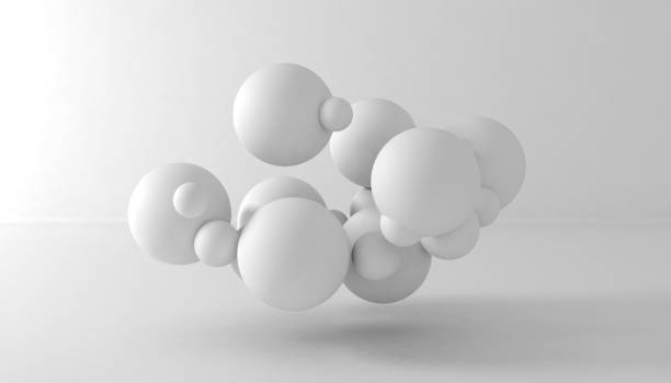 istock abstract cluster of spheres on a white background 2172022349