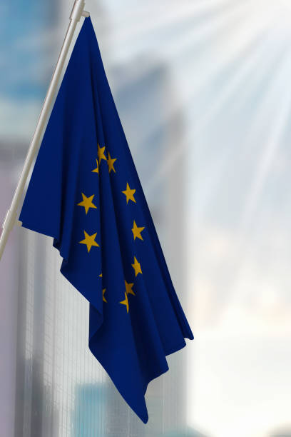 istock European Union national flag. Render 3D. 2172023071