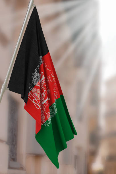 istock Afghanistan national flag. Render 3D. 2172023100