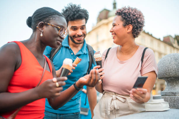 istock Joyful Moments: Friends Bonding in the City 2172033420