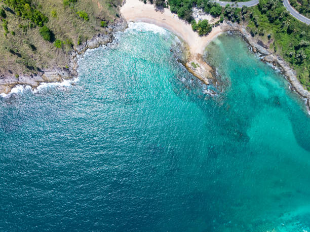 istock Top view seashore cliff at phuket island Thailand 2172048091
