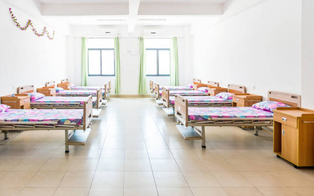 istock Interior of empty hospital room 2172051016
