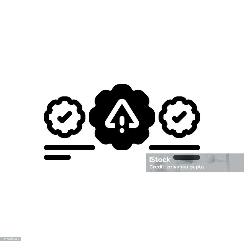 Defect Warning Identifying Errors Stock Illustration - Download Image Now - Automated ...