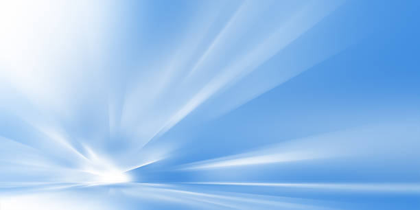 istock Abstract futuristic background with glowing blue light effect. High speed. Hi-tech. Abstract technology background concept 2172060659