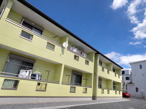 istock Low-rise apartment building, Tokyo 2172069543