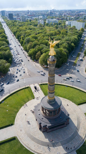 istock Aerial view of Victory Column (Siegessaeule) in Berlin, Germany 2172071494