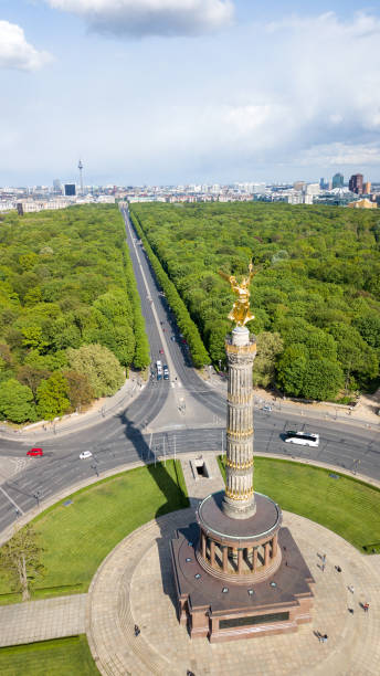 istock Aerial view of Victory Column (Siegessaeule) in Berlin, Germany 2172071509