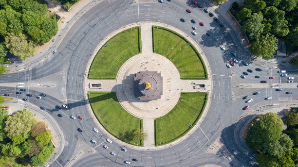 istock Aerial view of Victory Column (Siegessaeule) in Berlin, Germany 2172071544