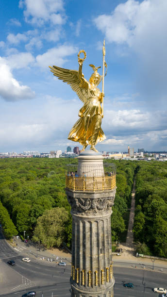 istock Aerial view of Victory Column (Siegessaeule) in Berlin, Germany 2172071588