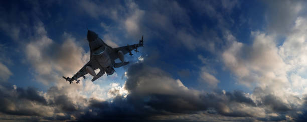 istock Jet aircraft flying over the clouds. 2172077263