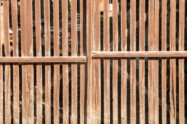 istock Old wooden door closeup 2172084982