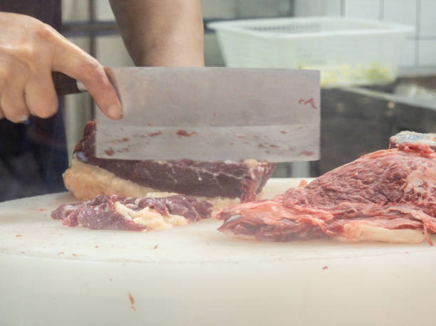istock Freshly Sliced Beef and Kway Teow, Authentic Chaozhou Beef Hotpot 2172089487