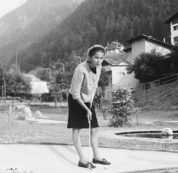 Summer holidays in the mountains in 1960